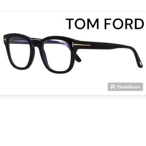 TOM FORD EYEGLASSES OPTICAL  TF5182  BLACK SQUARE